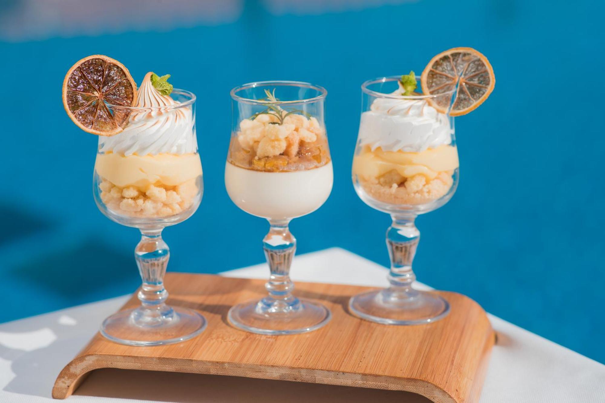 Grand Mogador Agdal & Spa Marrákes Kültér fotó A lemon meringue dessert