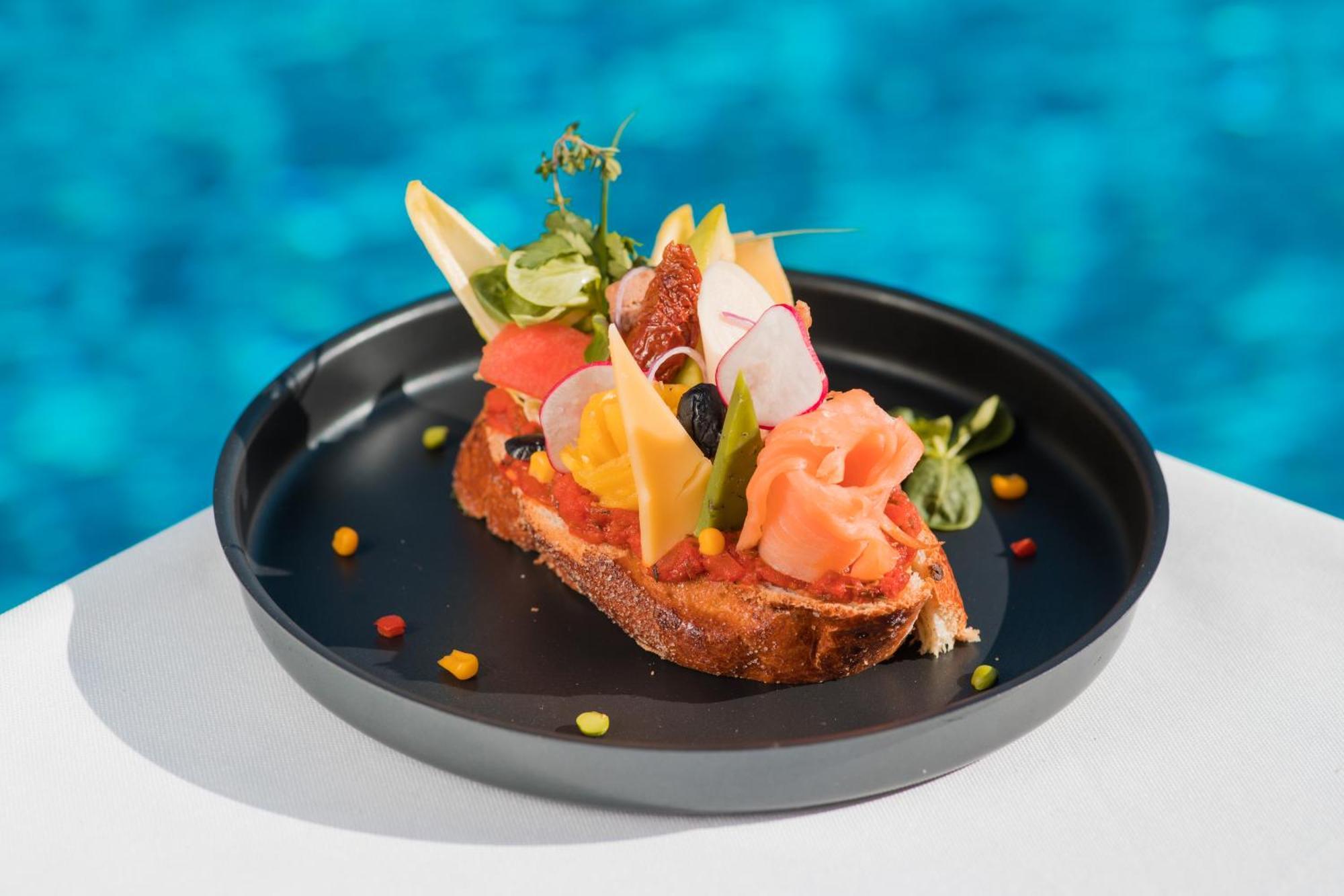 Grand Mogador Agdal & Spa Marrákes Kültér fotó Salmon toast