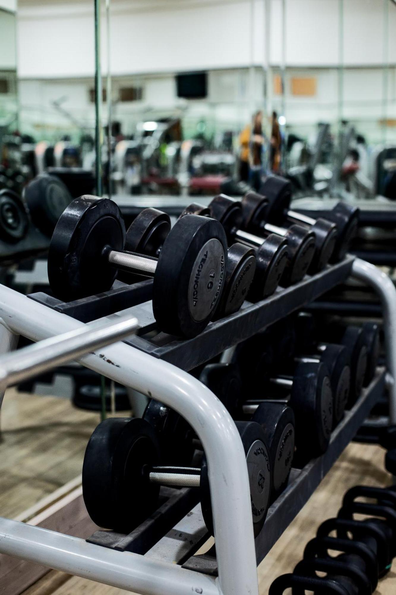 Grand Mogador Agdal & Spa Marrákes Kültér fotó Dumbbells on a rack